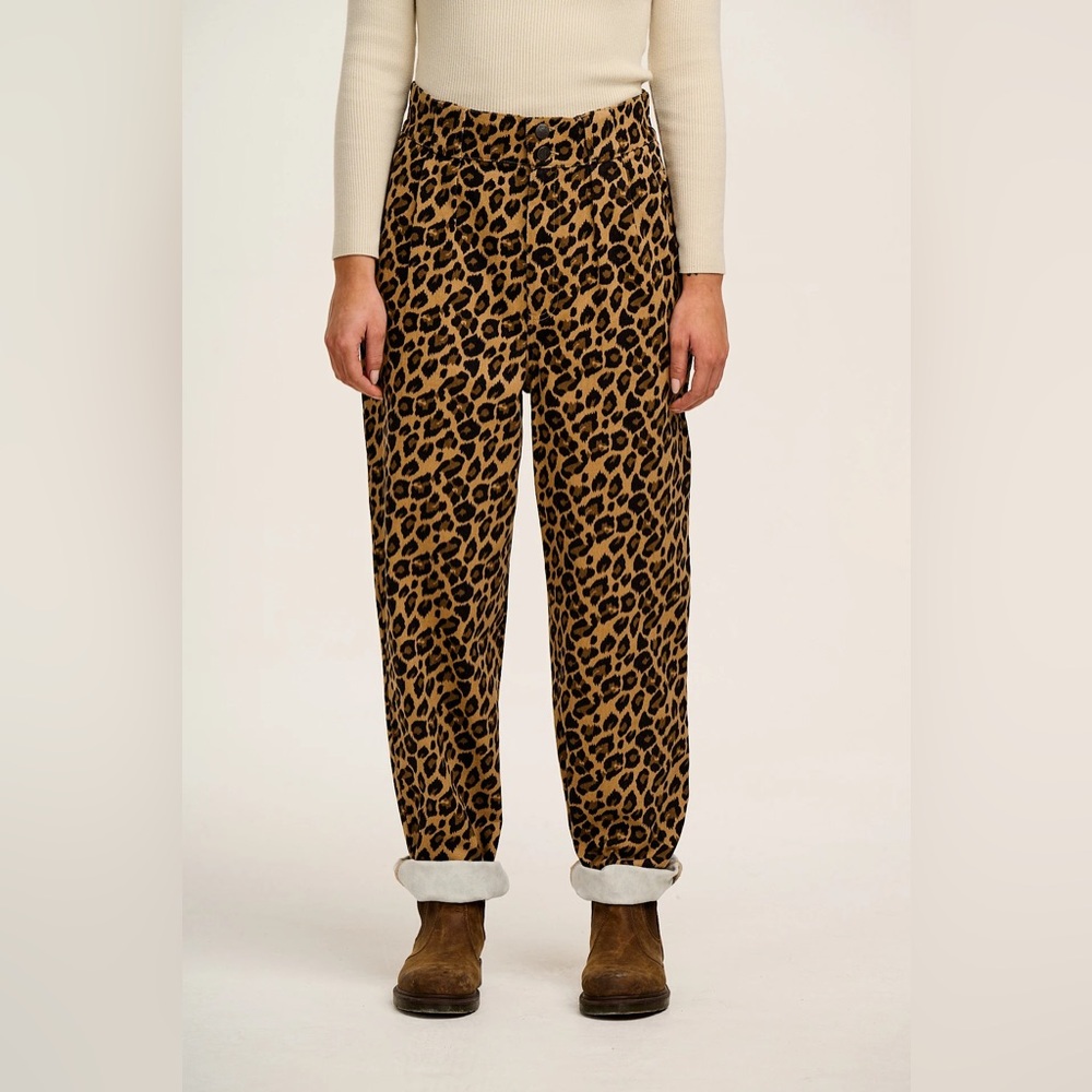 Lucy and Yak Addison Jean in leopard print